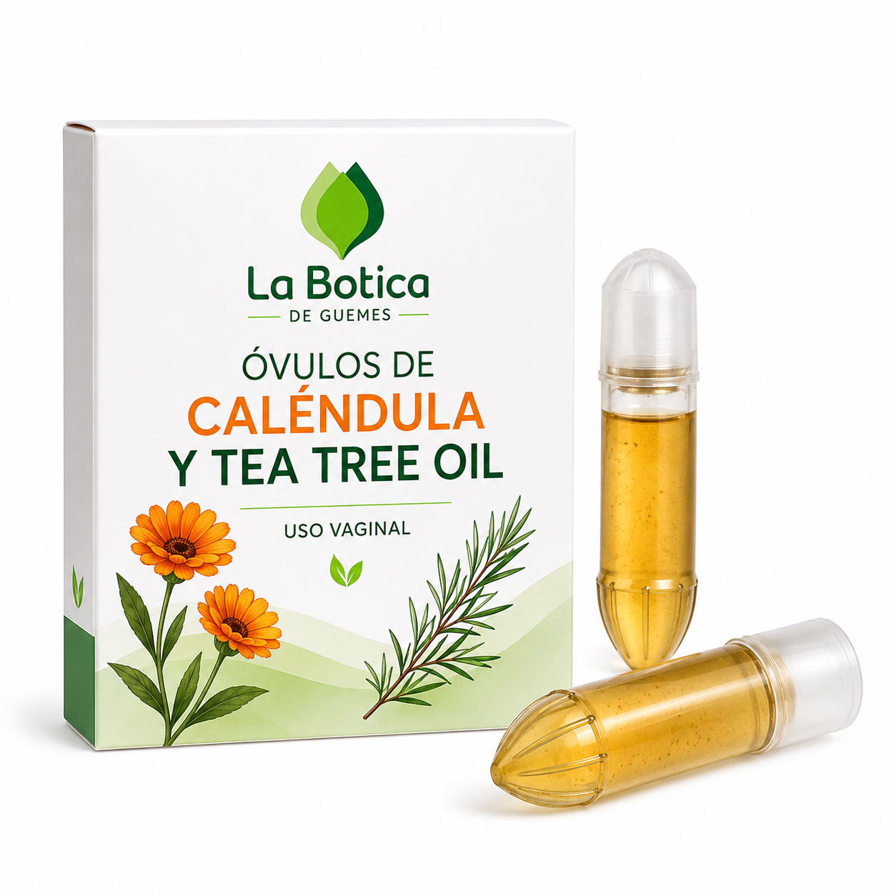 OVULOS DE CALENDULA Y TEA TREE