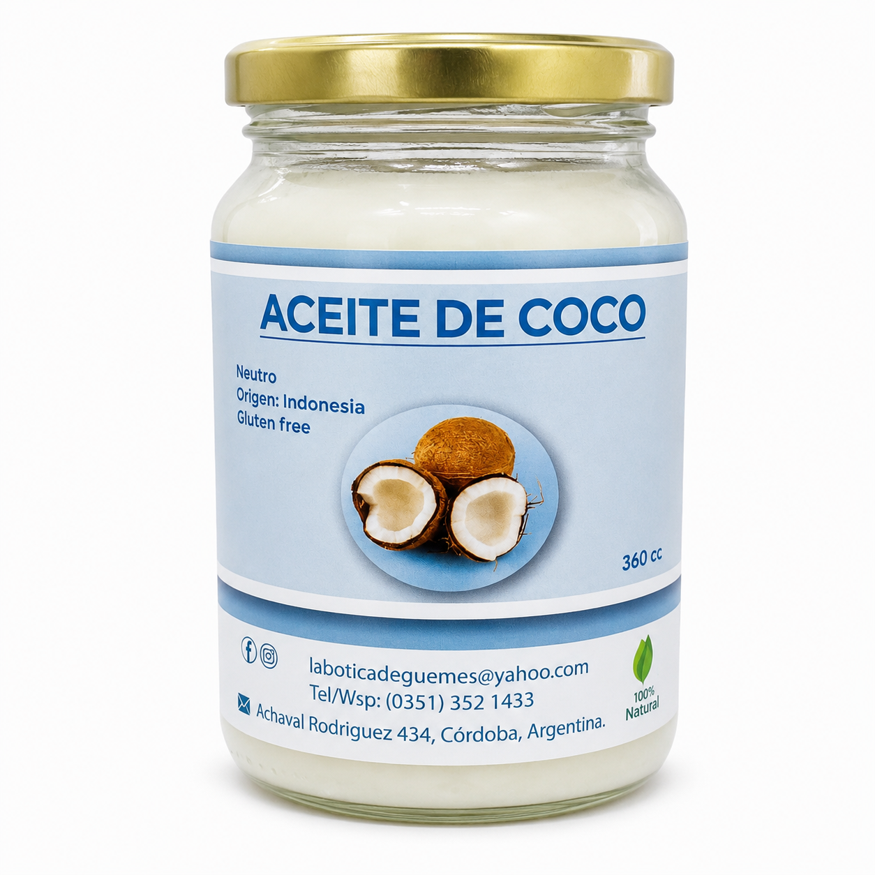 ACEITE DE COCO NEUTRO
