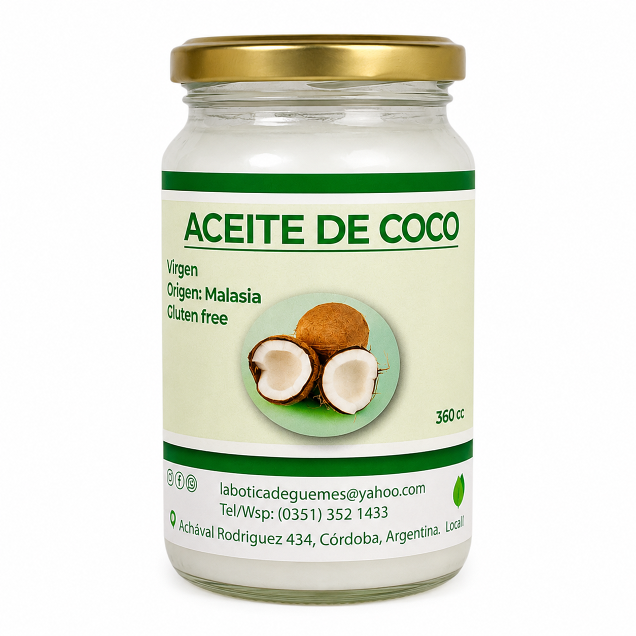 ACEITE DE COCO VIRGEN