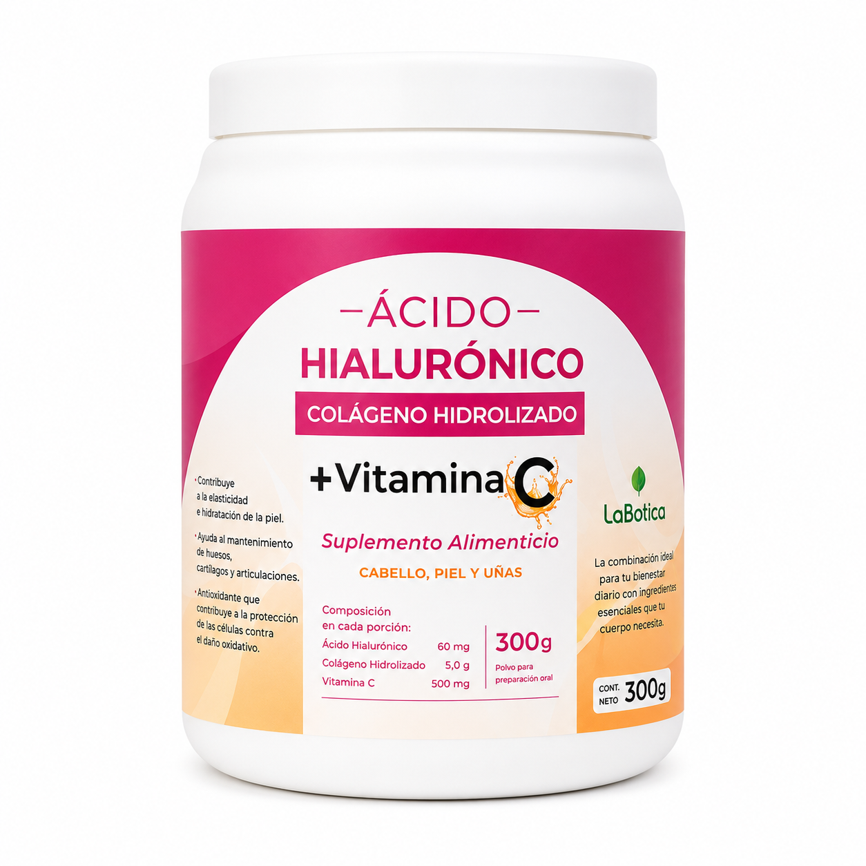 COLAGENO,ACIDO HIALURONICO  Y VITAMINA C