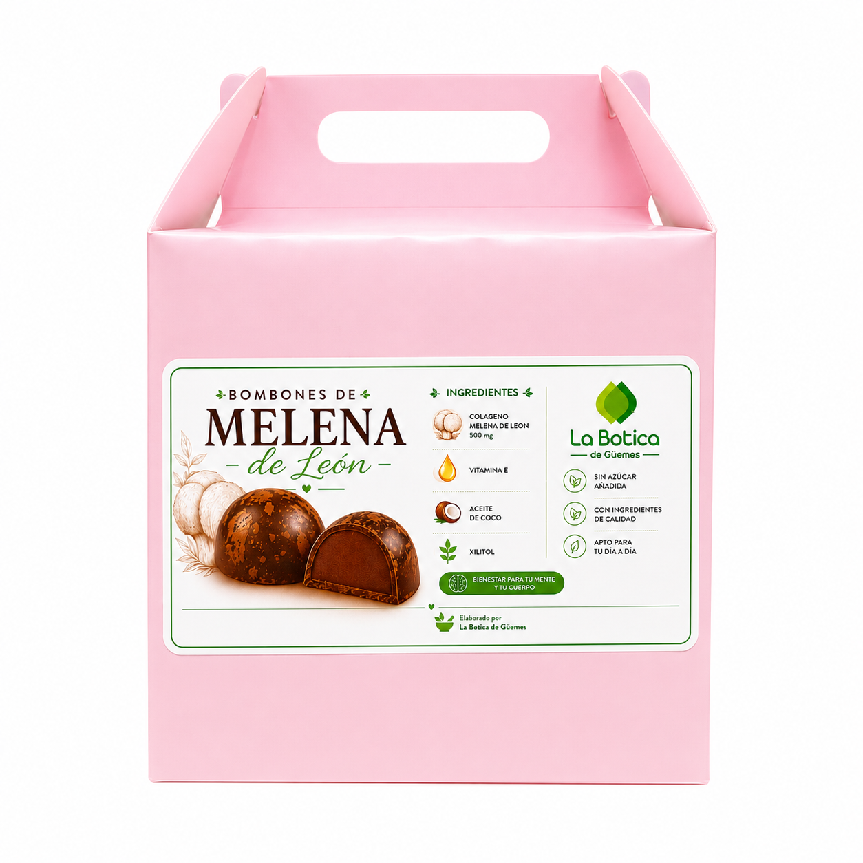 BOMBONES DE CHOCOLATE DE MELENA DE LEON