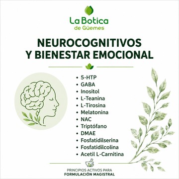 SUPLEMENTOS PARA EL BIENESTAR Y LA SALUD : NEUROCOGNITIVOS Y BIENESTAR EMOCIONAL
